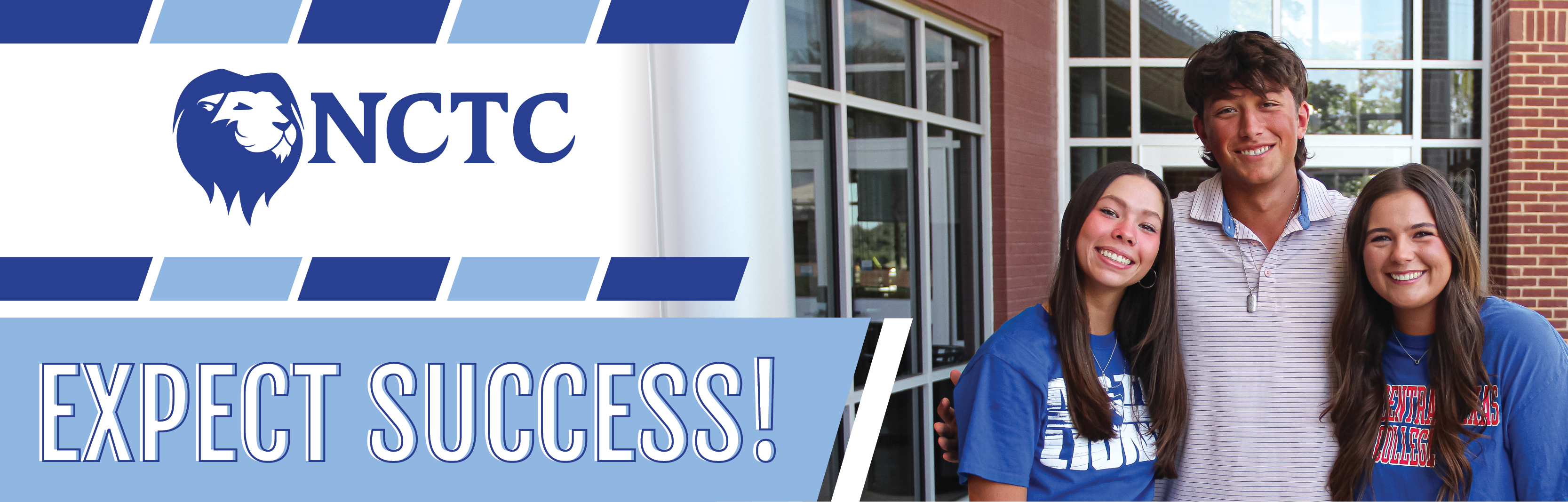 Expect Success banner with students